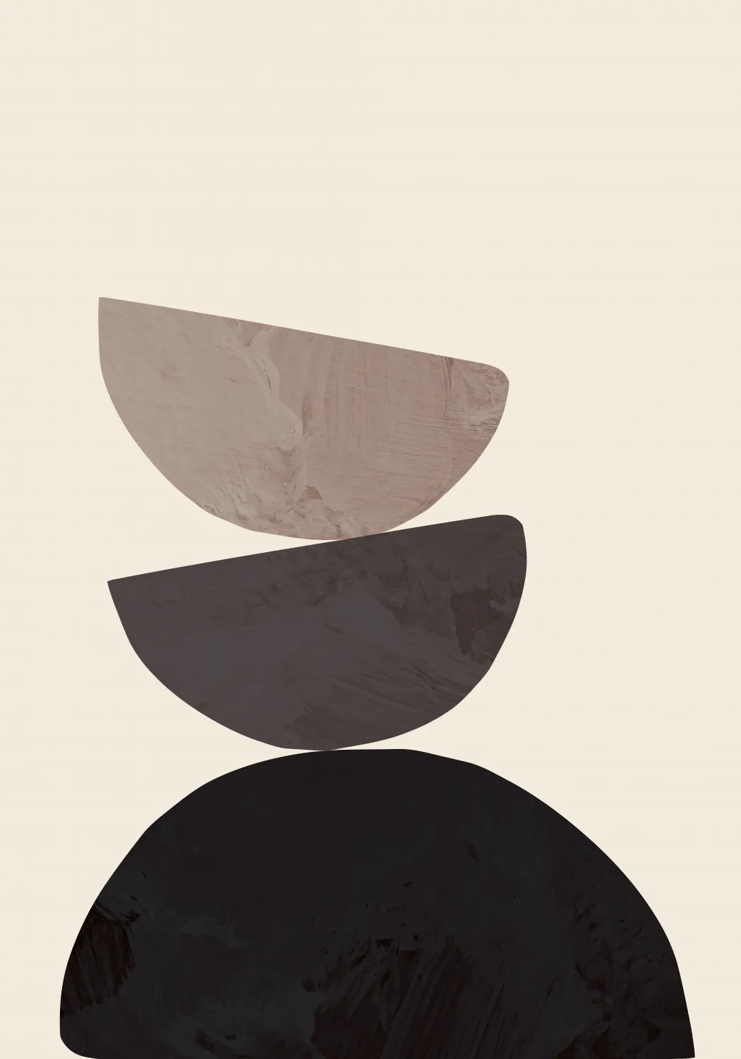 Mid-century geometric outdoor collage