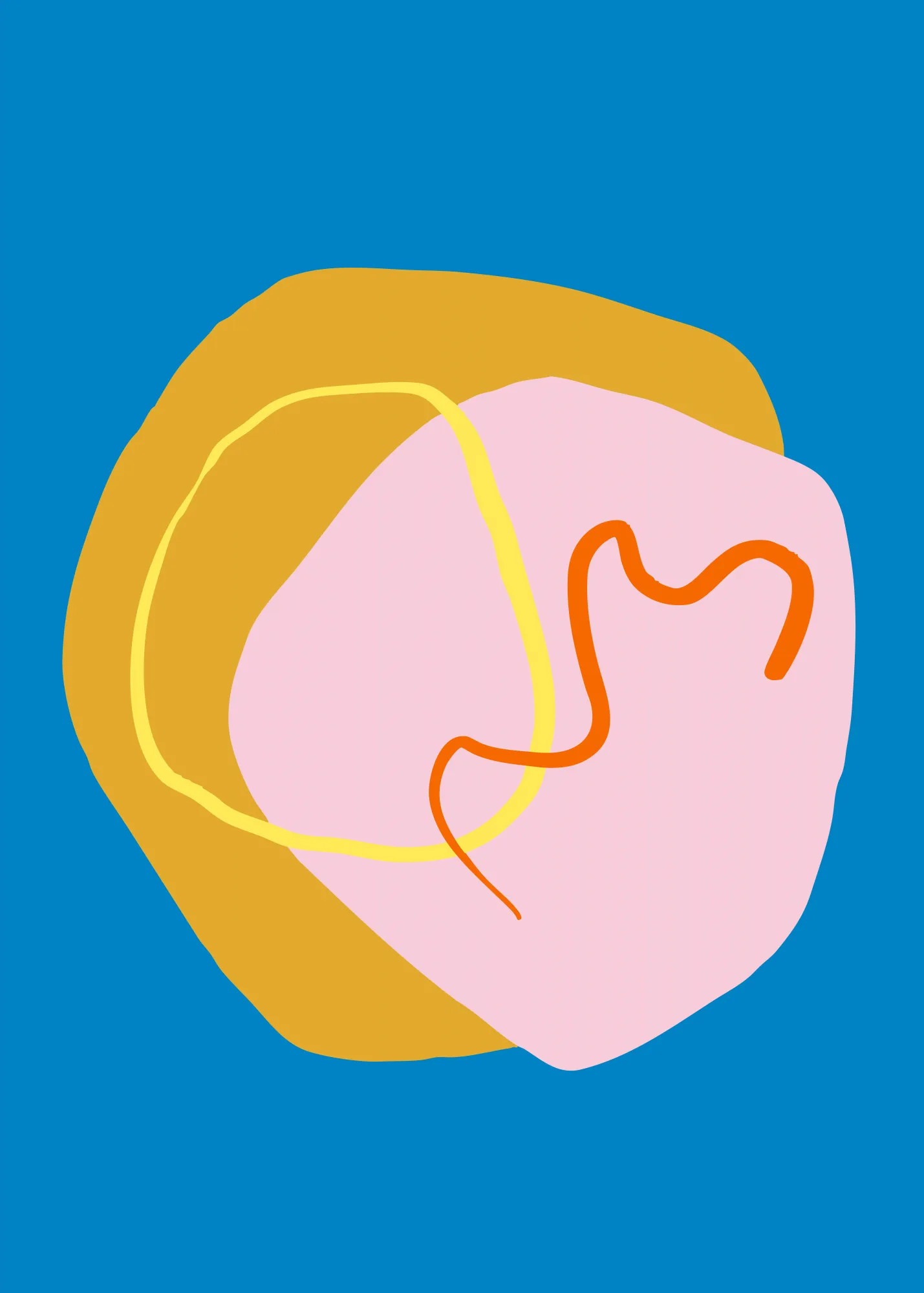 Color dance harmony in vibrant summer hues