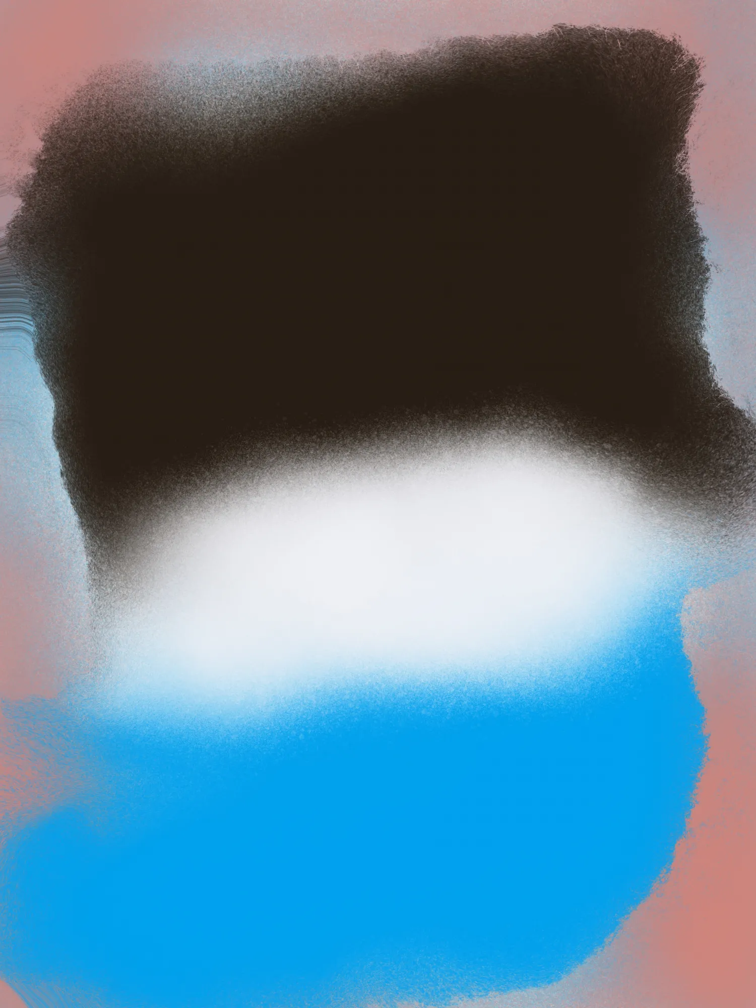 White divide abstract liquify by little dean