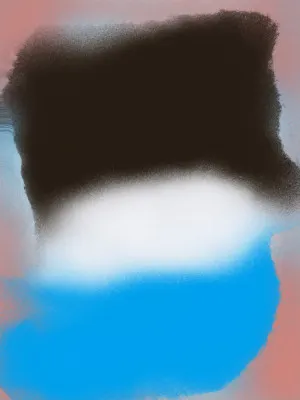 White divide abstract liquify by little dean