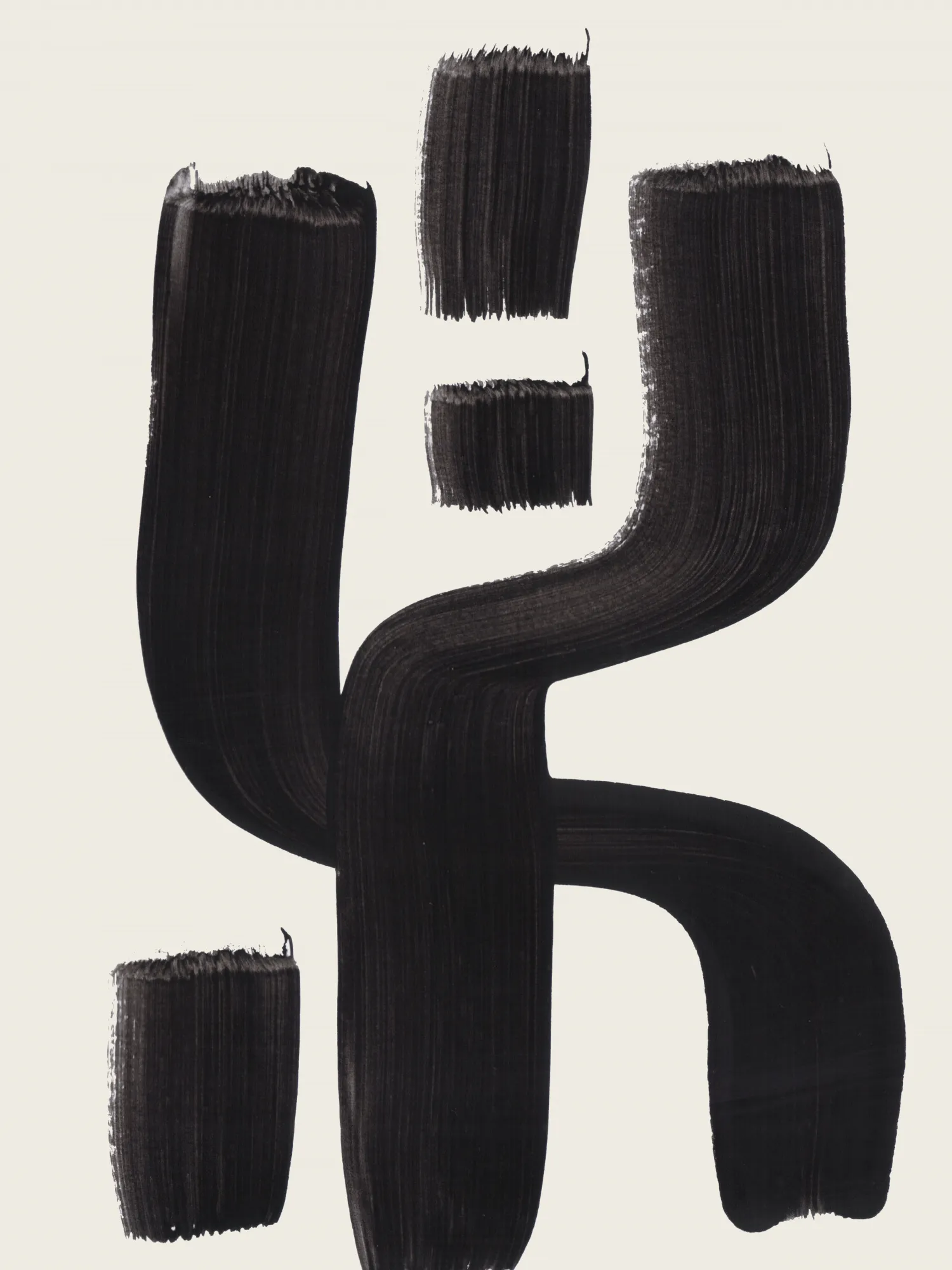 Ancient sign monochrome geometric illustration