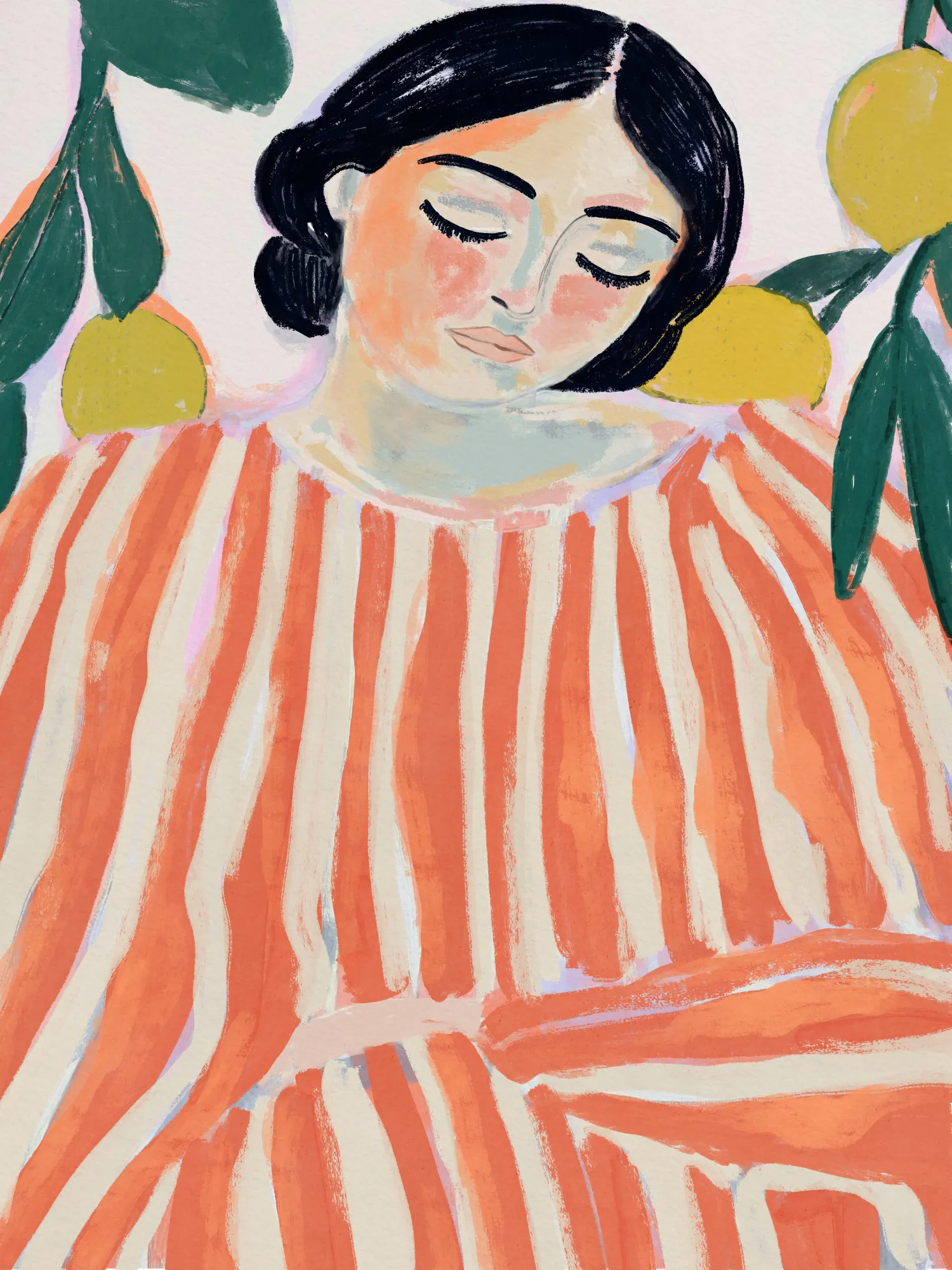 Lemon dreams by treechild in vibrant portrait