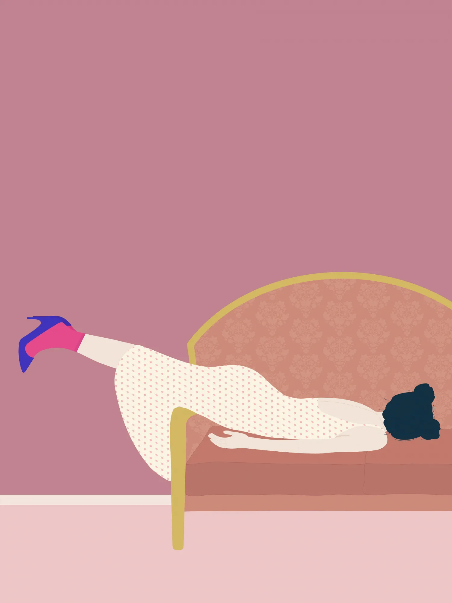 Maddies mood on a pink afternoon