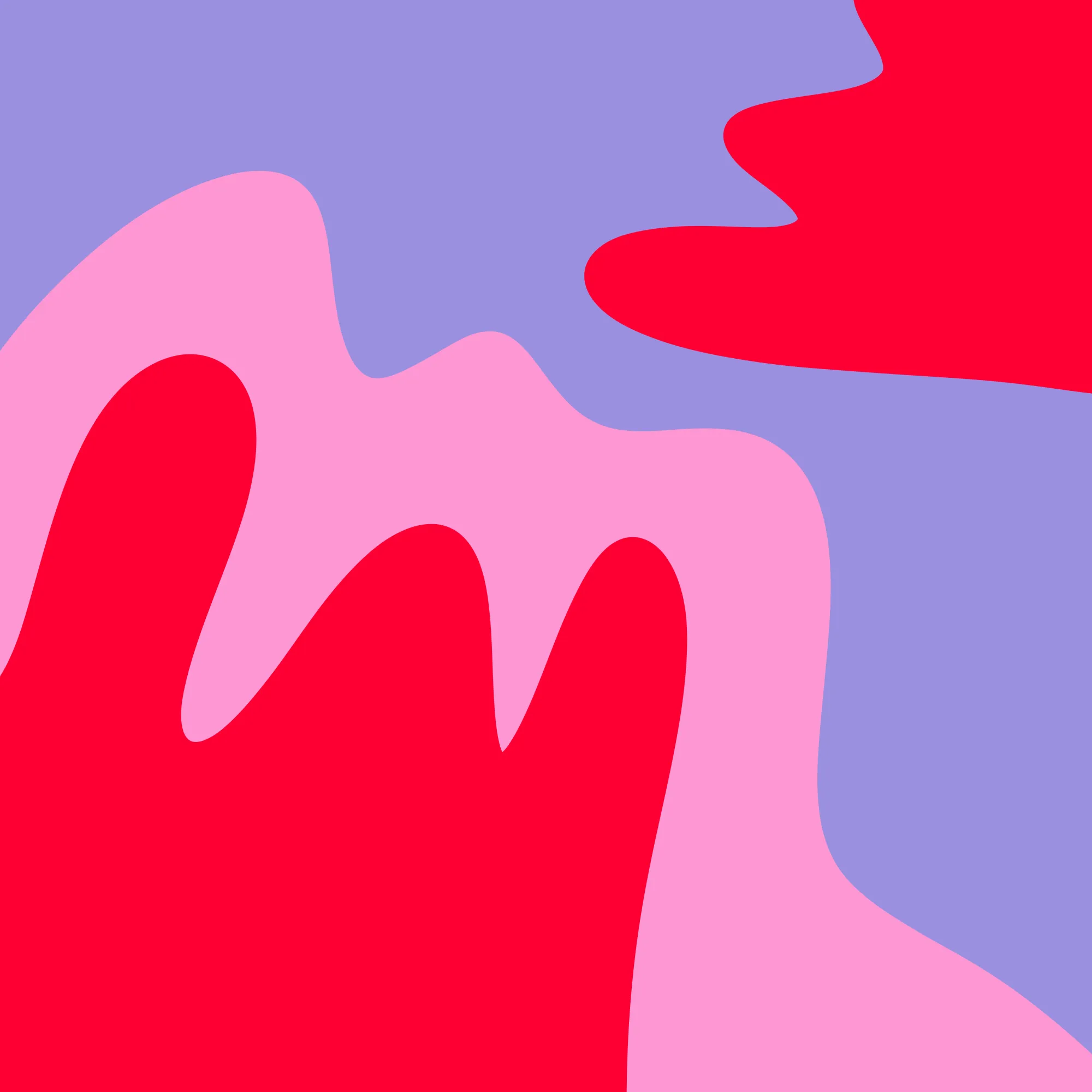 Modern colorful shapes by angela minca